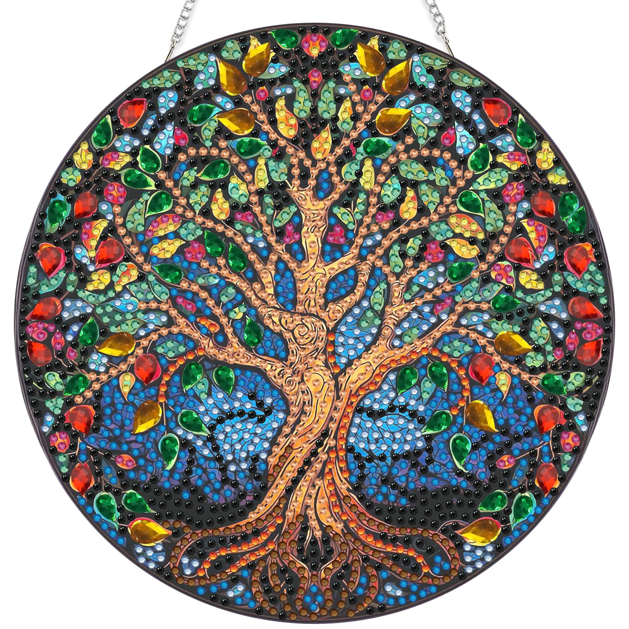 Elegant Floral Crystal Suncatcher Kit