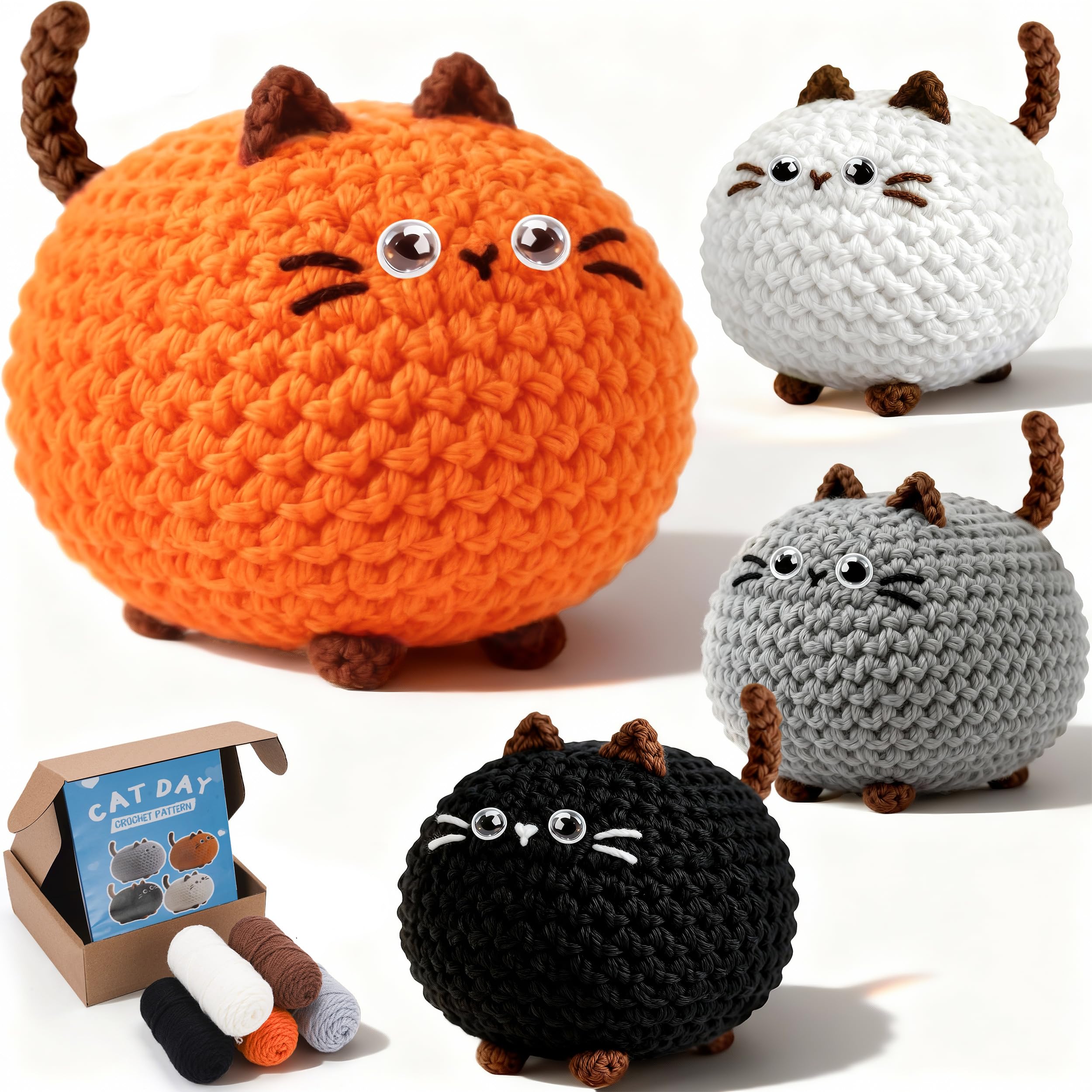 Curated Amigurumi Animal Crochet Kit