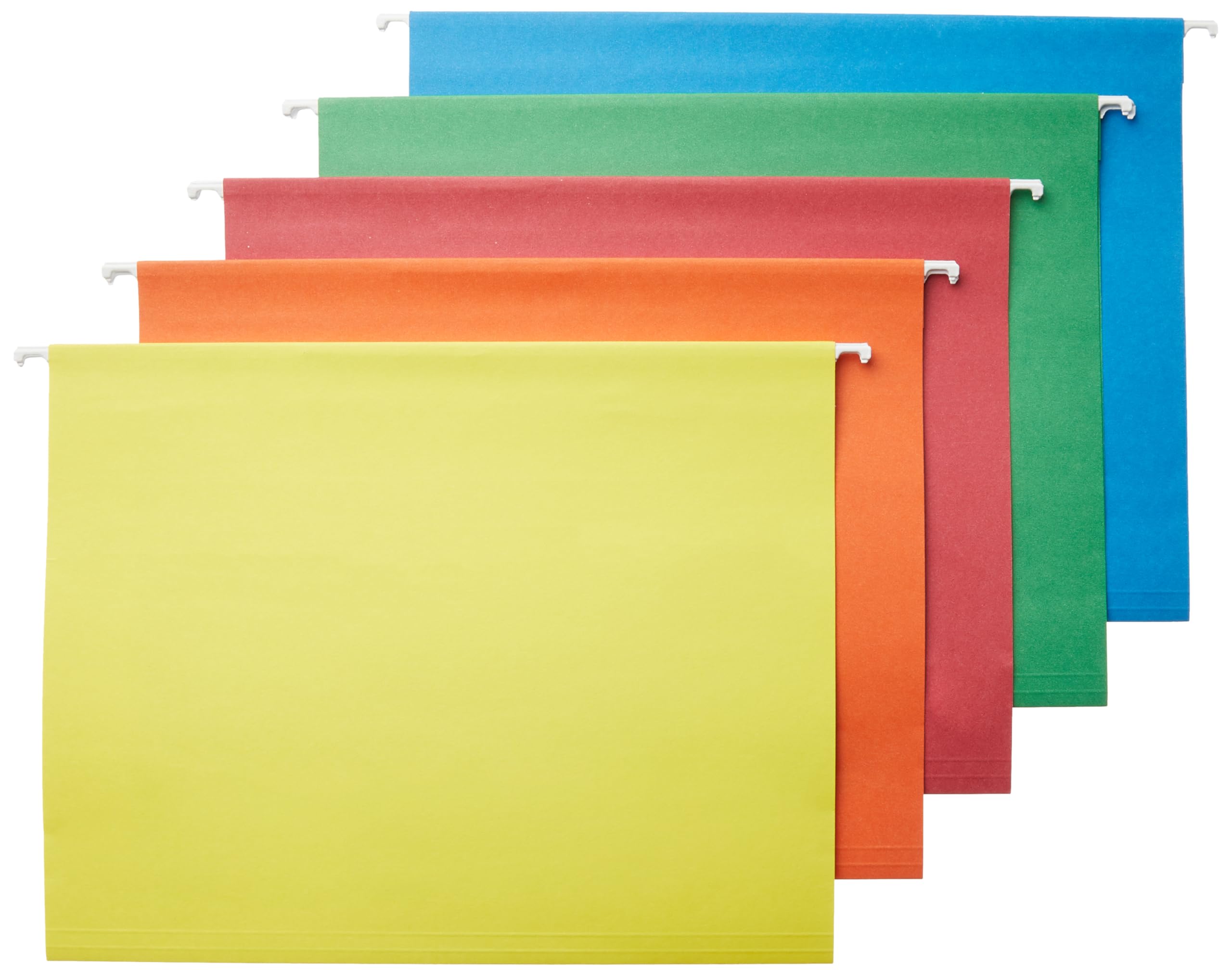Elegant Green Letter Hanging File Folders with Adjustable Tabs