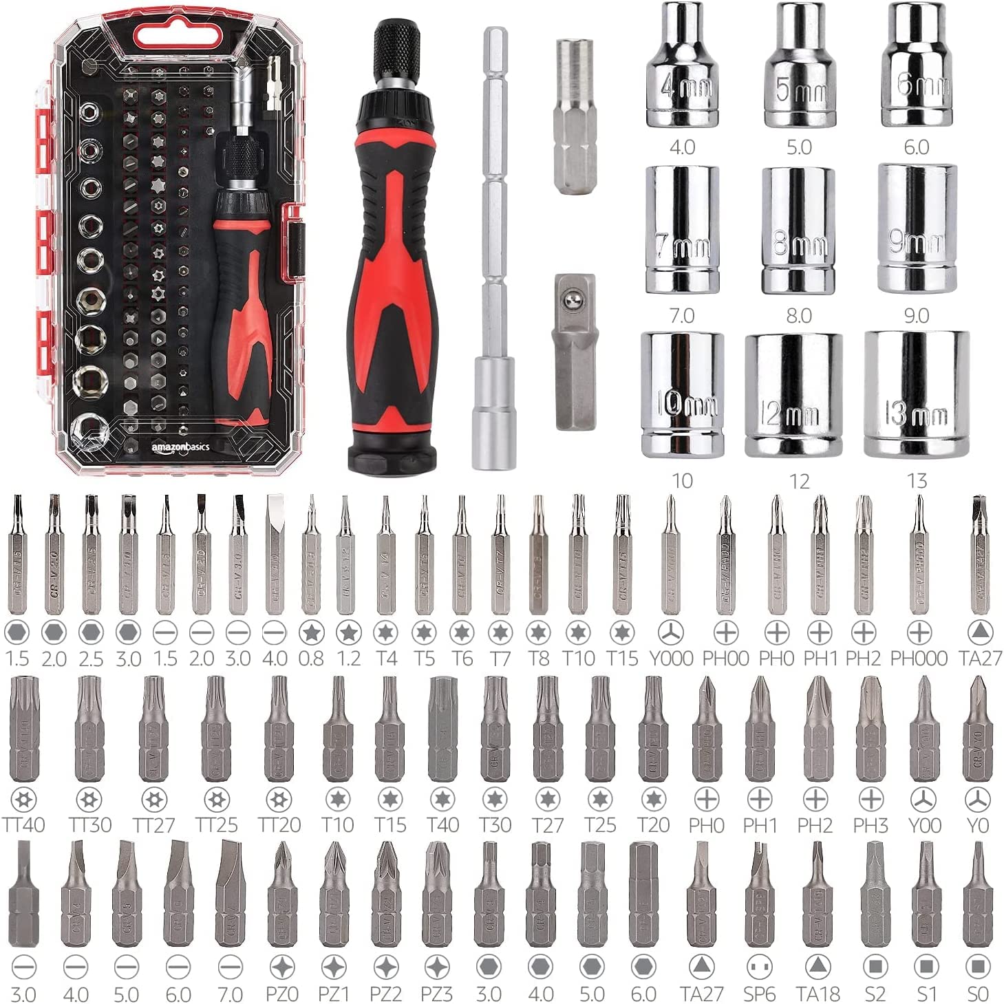 Magnetic Precision Ratchet & Bit Set