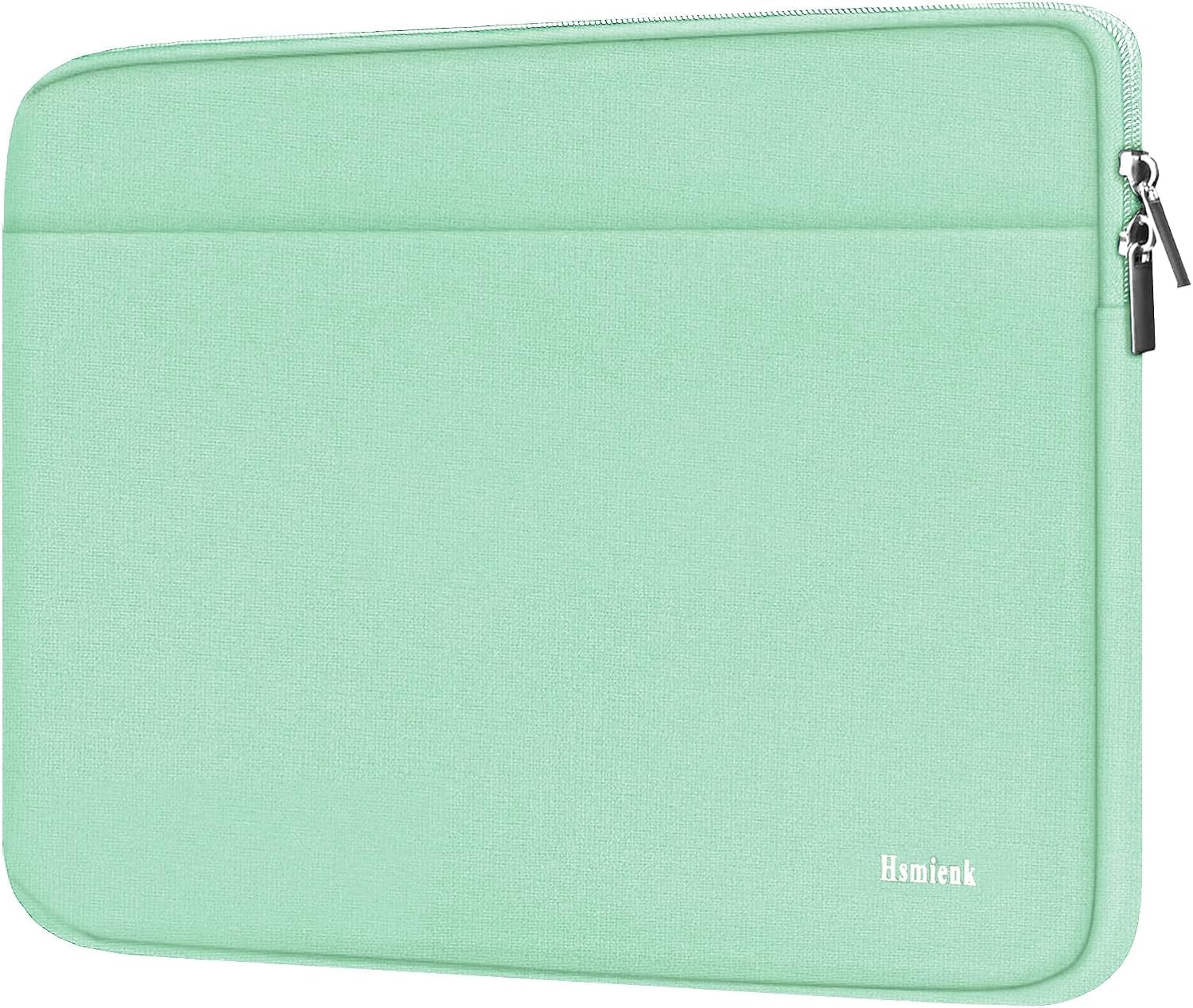 Cyan 15.6-inch Laptop Sleeve with Storage Pocket