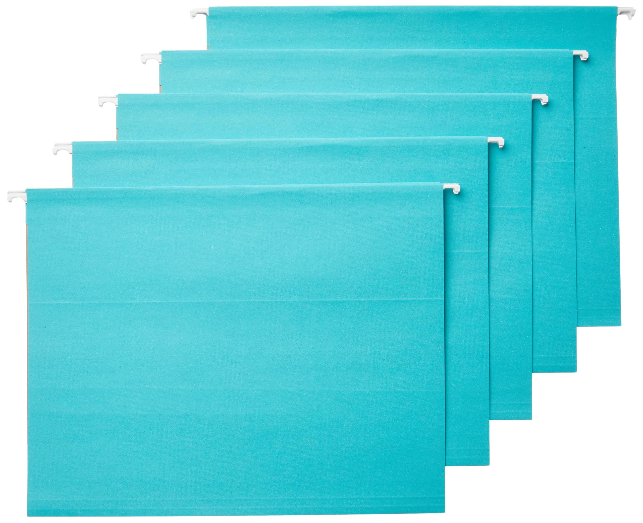 Elegant Green Letter Hanging File Folders with Adjustable Tabs