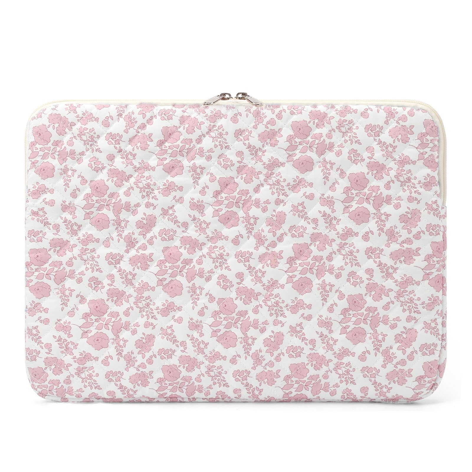 Quilted Floral Laptop Sleeve