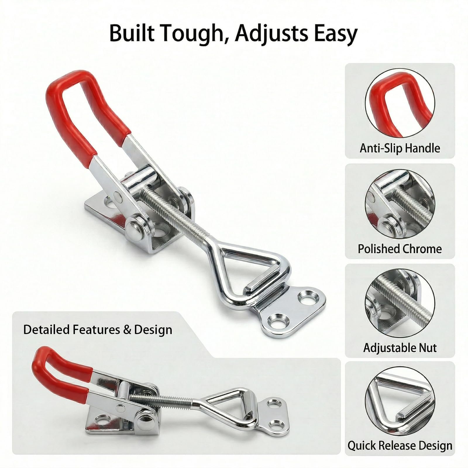 Precision Adjustable Quick-Release Toggle Latches