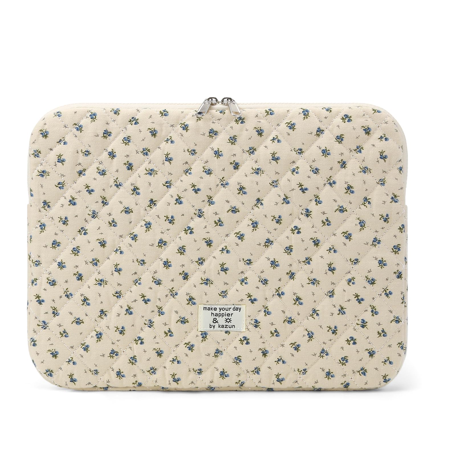 Quilted Floral Laptop Sleeve