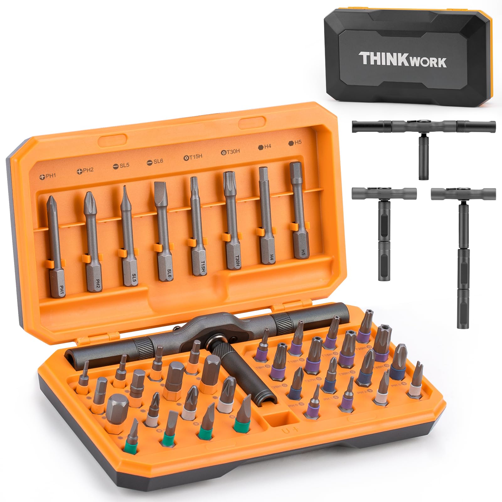 Precision Modular Ratchet Bit Set