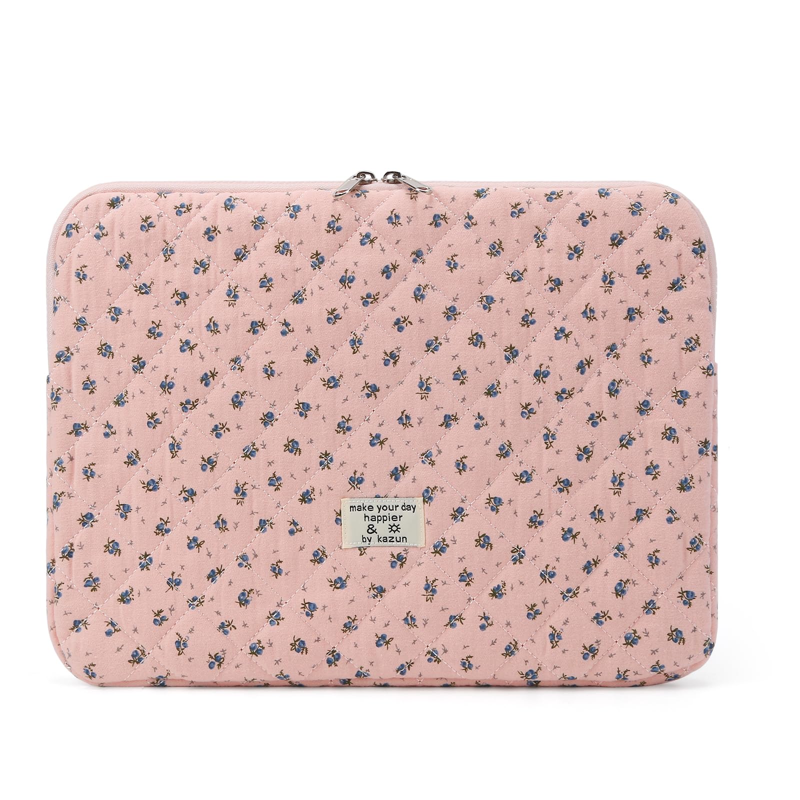 Quilted Floral Laptop Sleeve