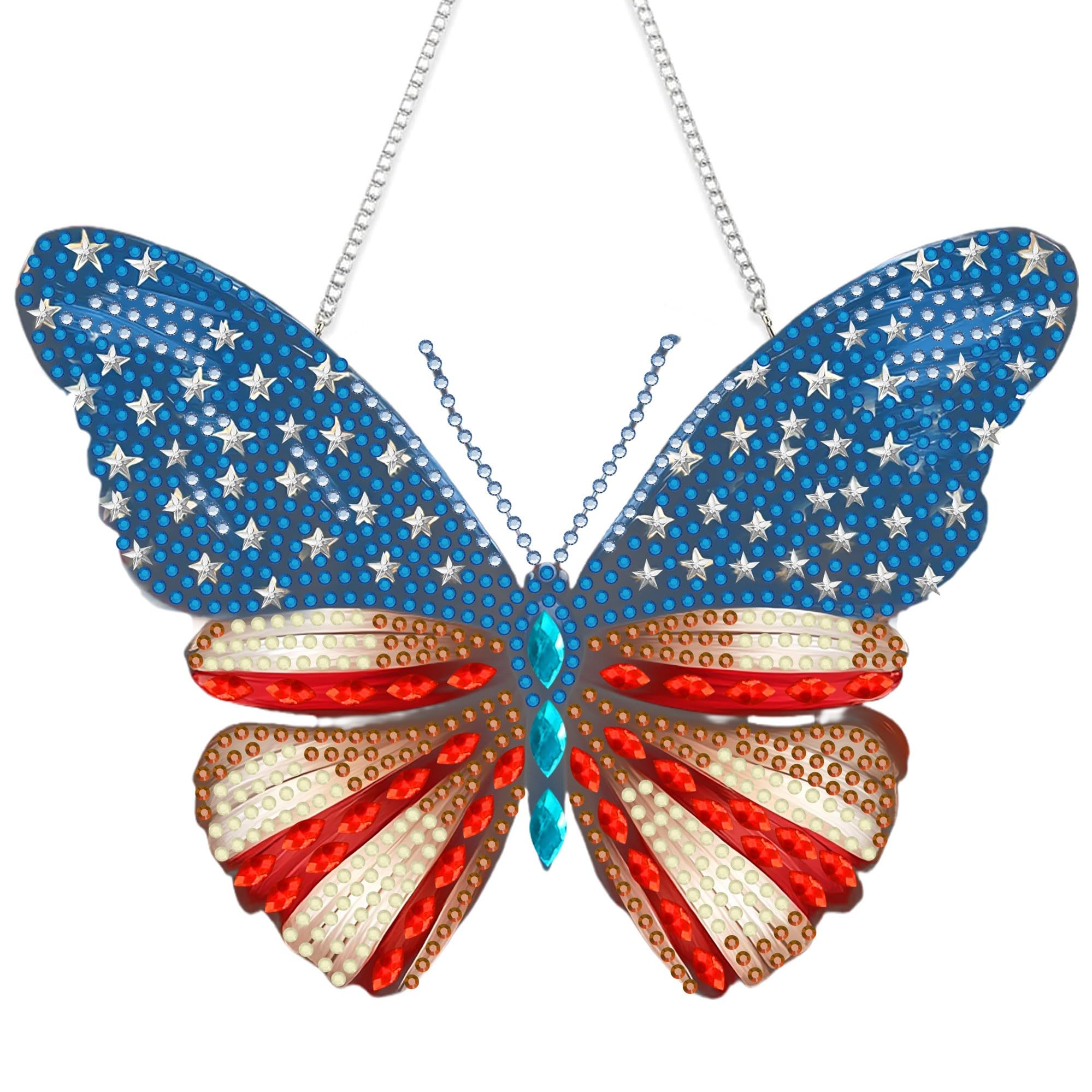 Elegant Floral Crystal Suncatcher Kit