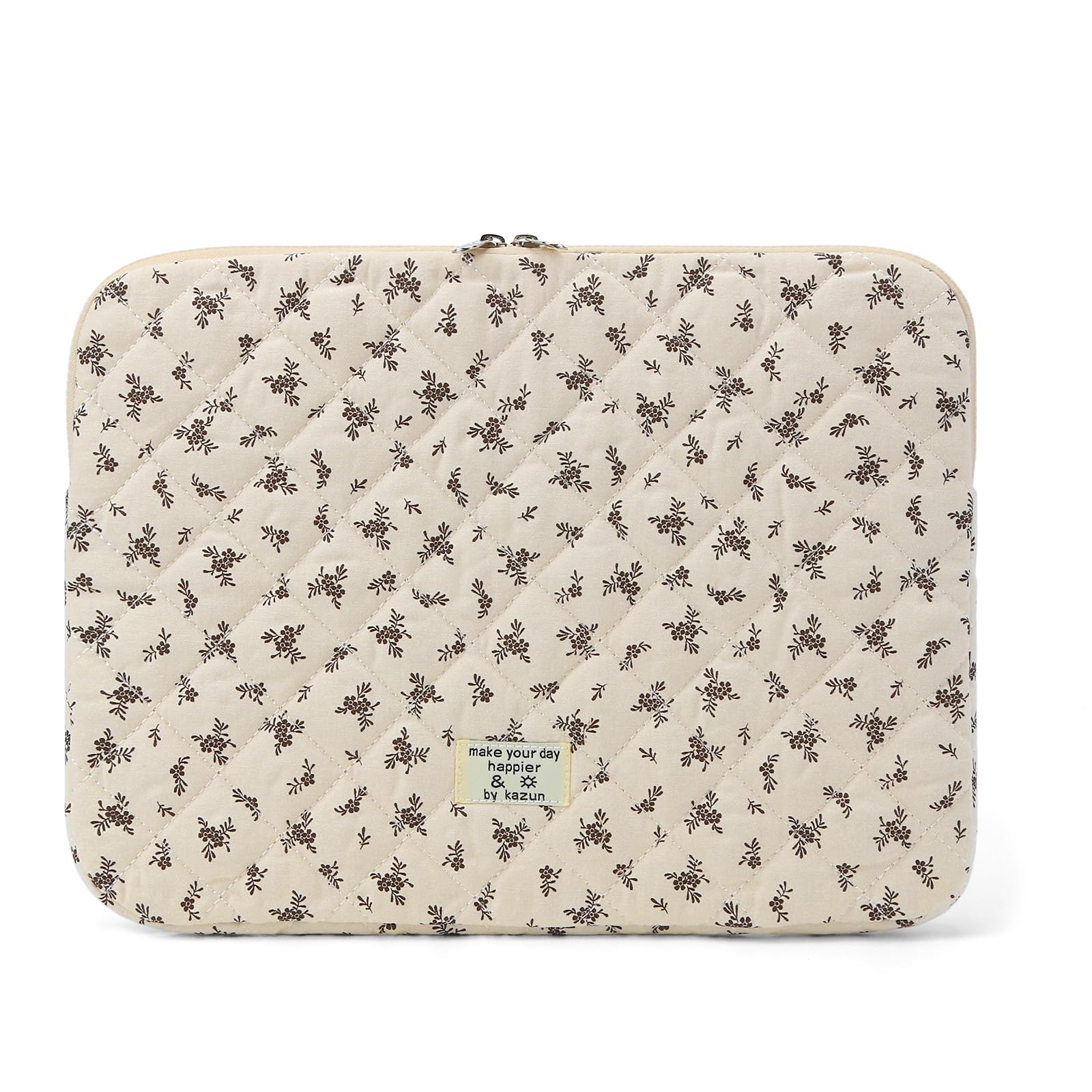 Quilted Floral Laptop Sleeve