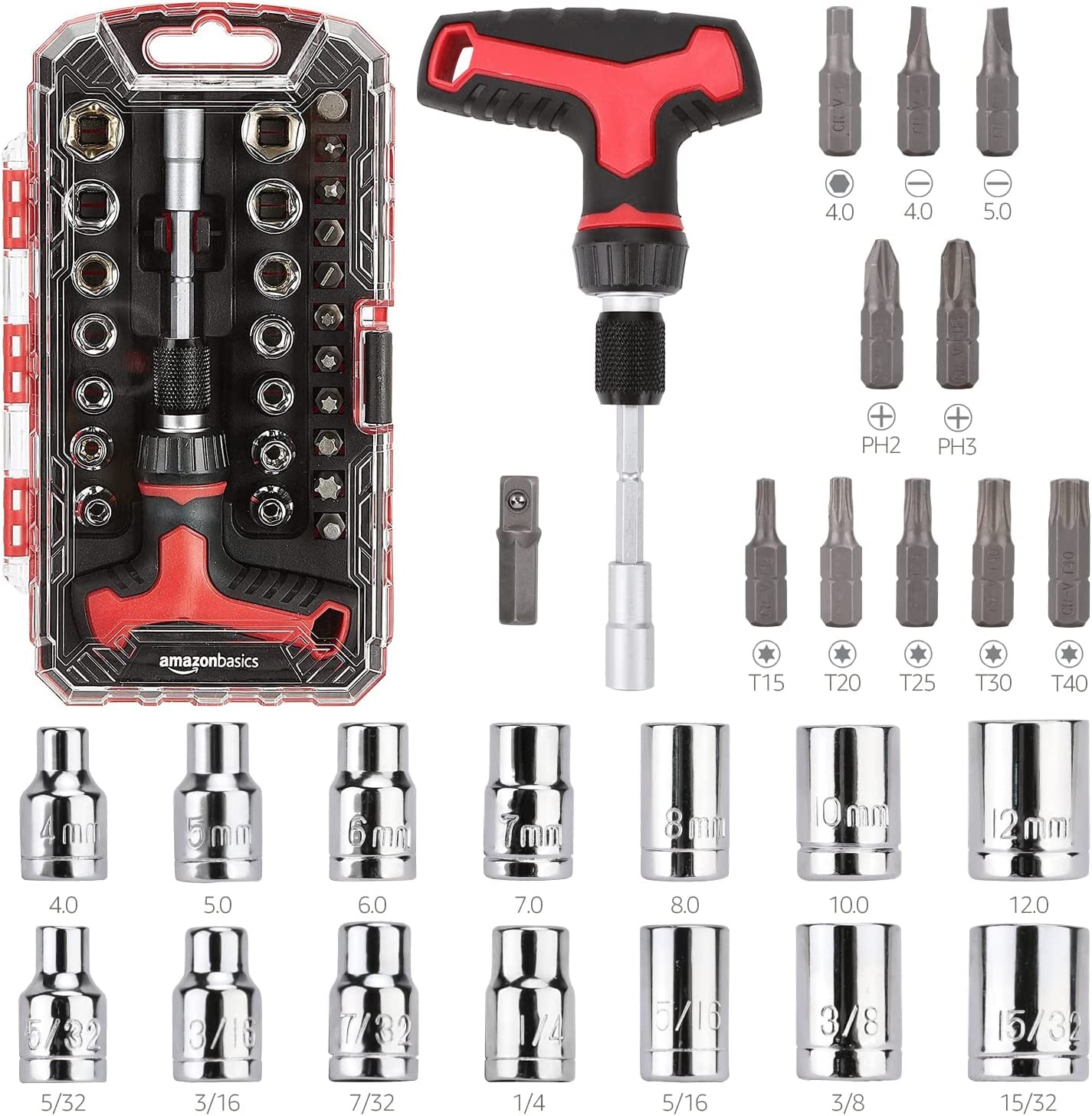 Magnetic Precision Ratchet & Bit Set
