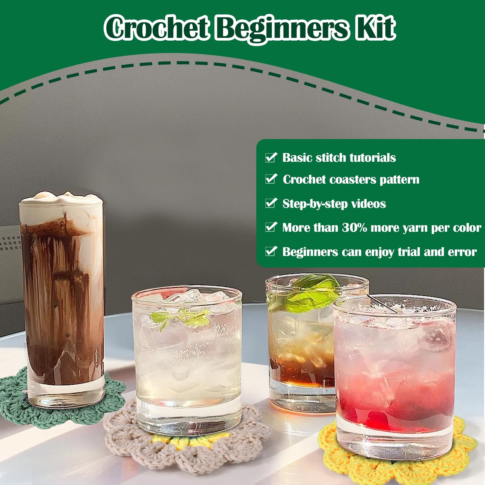 Artisan Coaster Crochet Kit