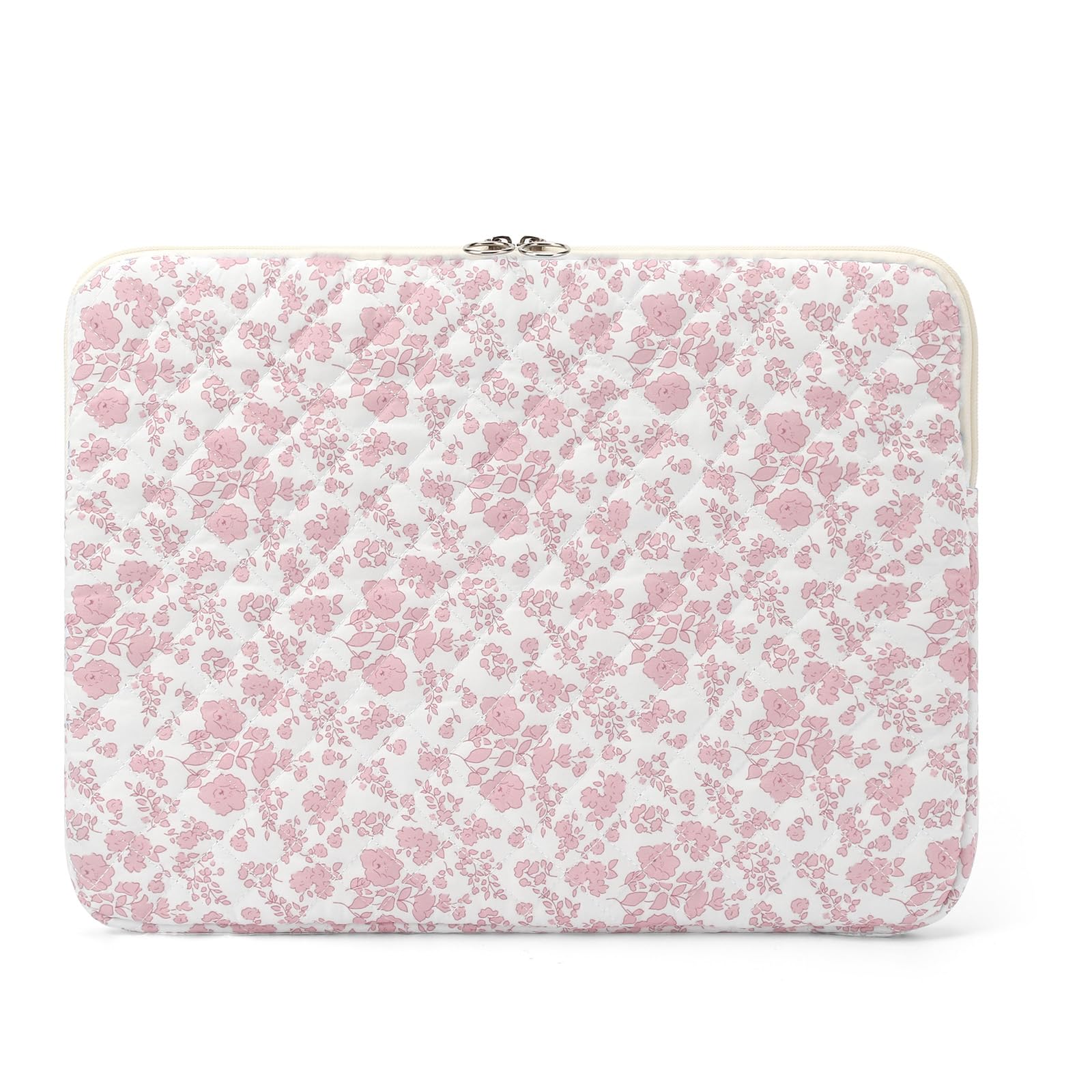 Quilted Floral Laptop Sleeve