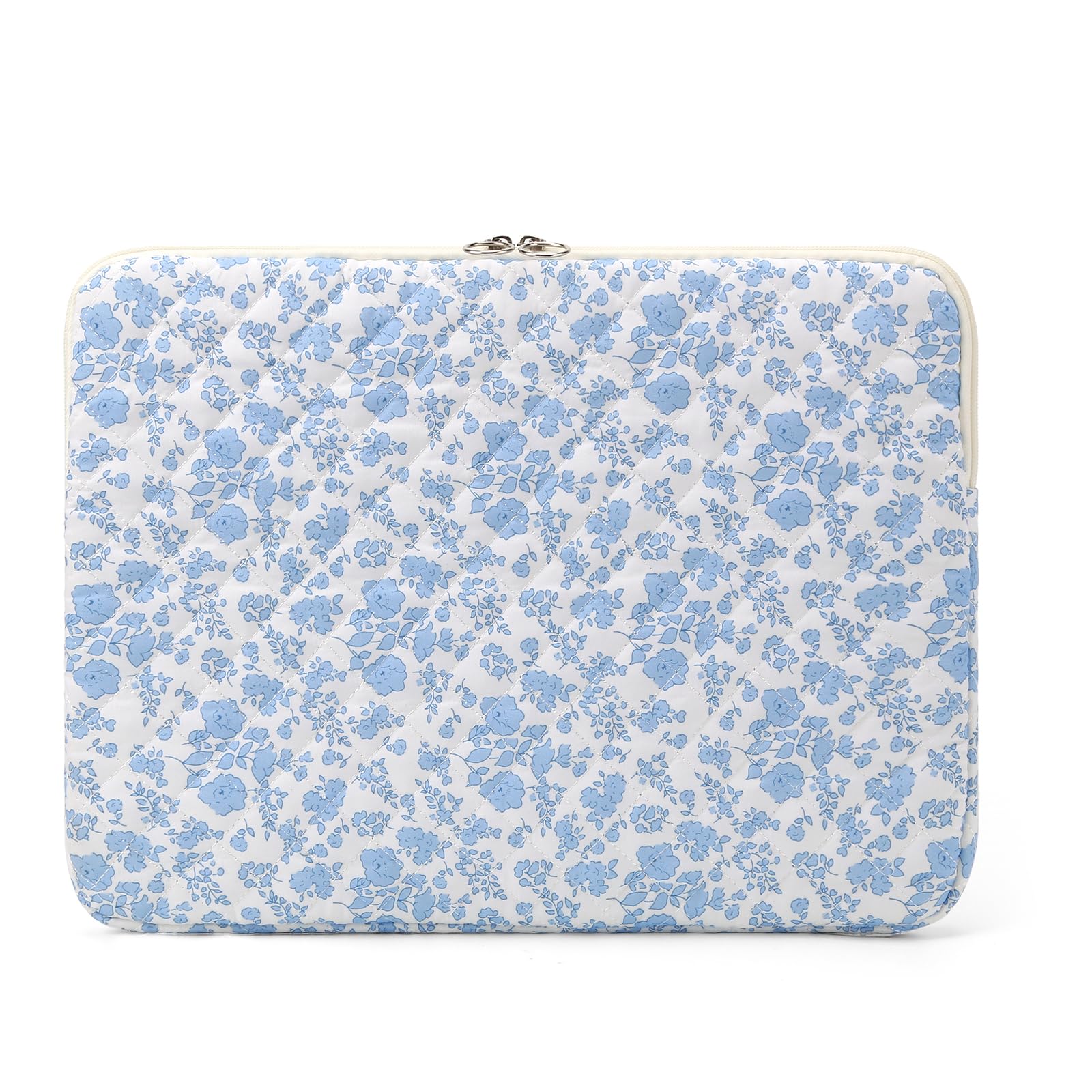 Quilted Floral Laptop Sleeve