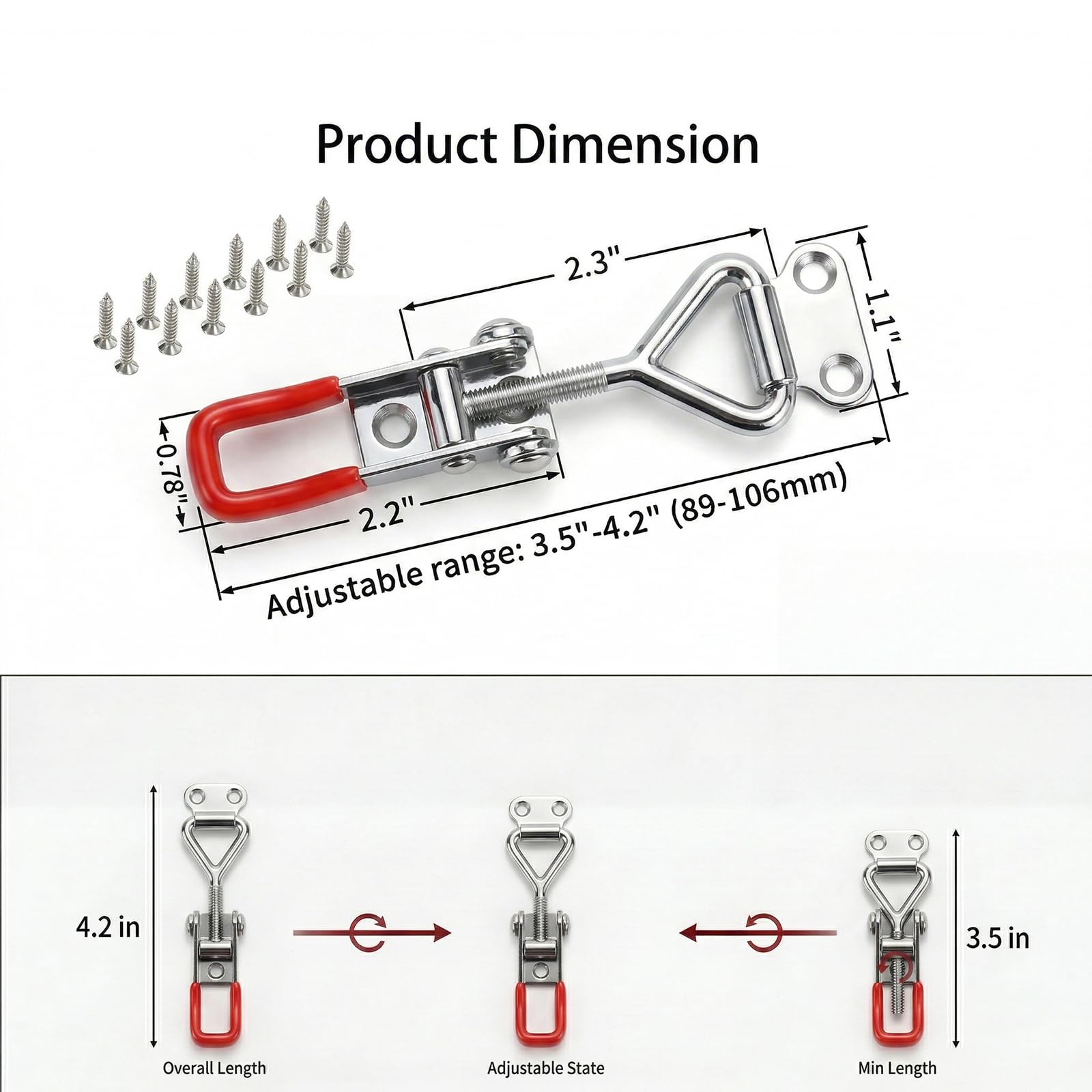 Precision Adjustable Quick-Release Toggle Latches