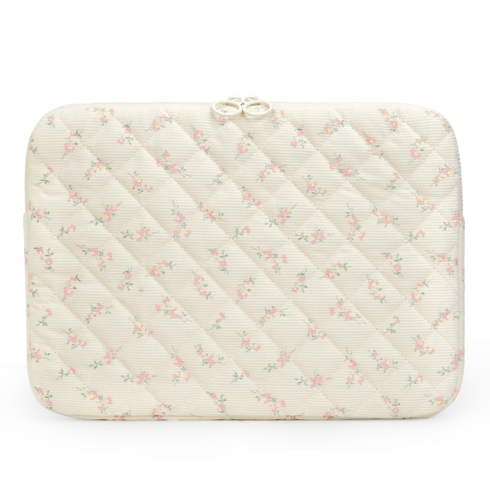 Quilted Floral Laptop Sleeve