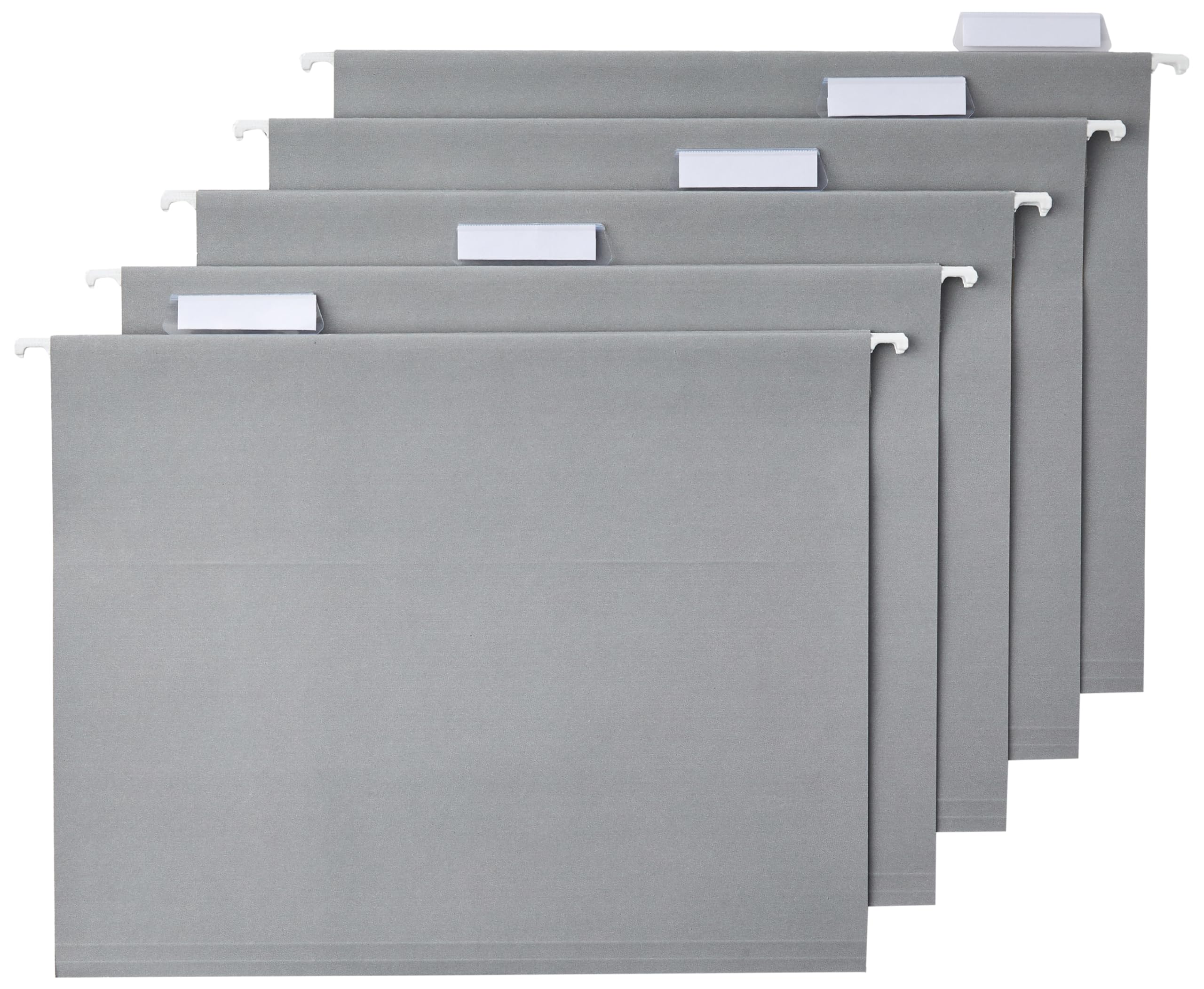 Elegant Green Letter Hanging File Folders with Adjustable Tabs