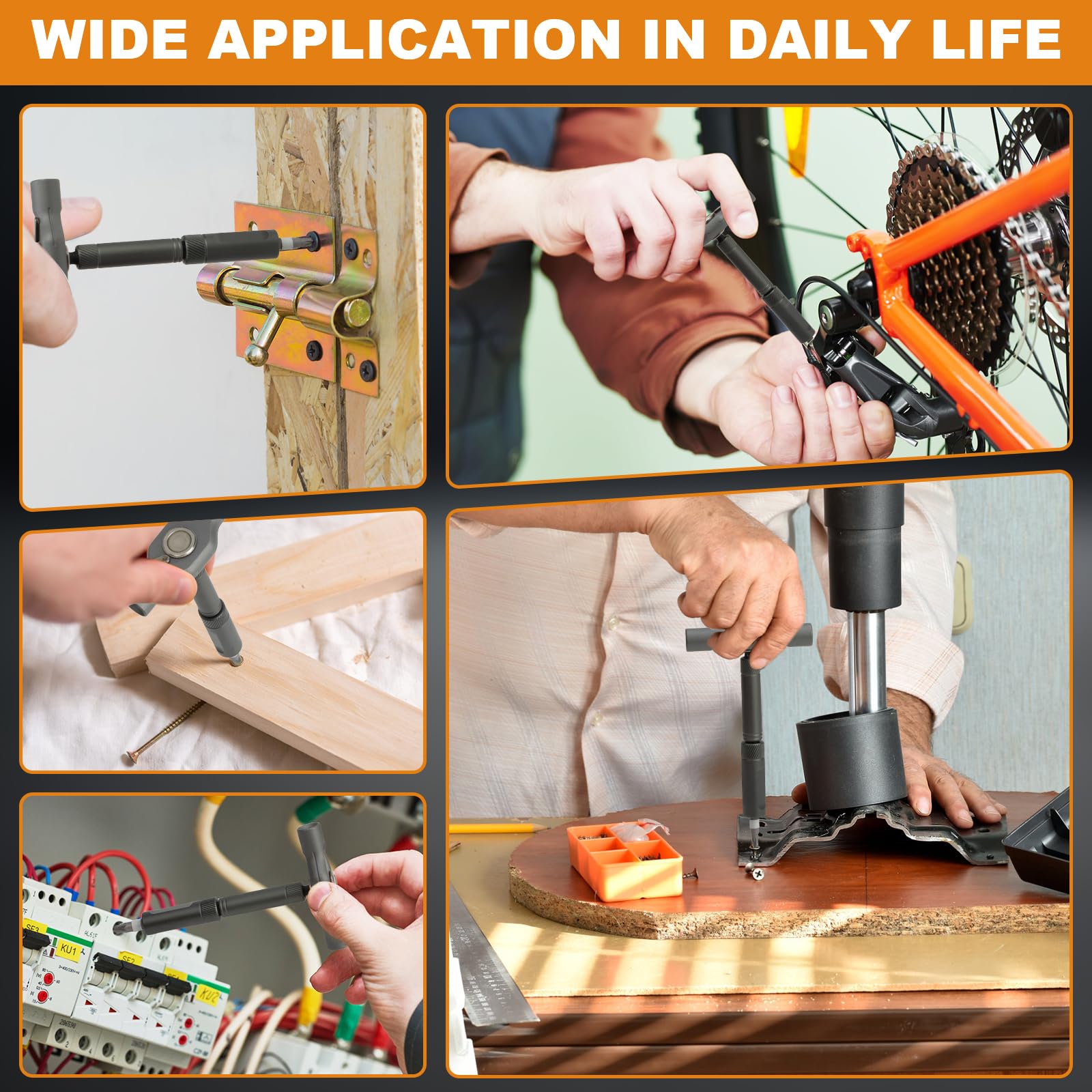 Precision Modular Ratchet Bit Set