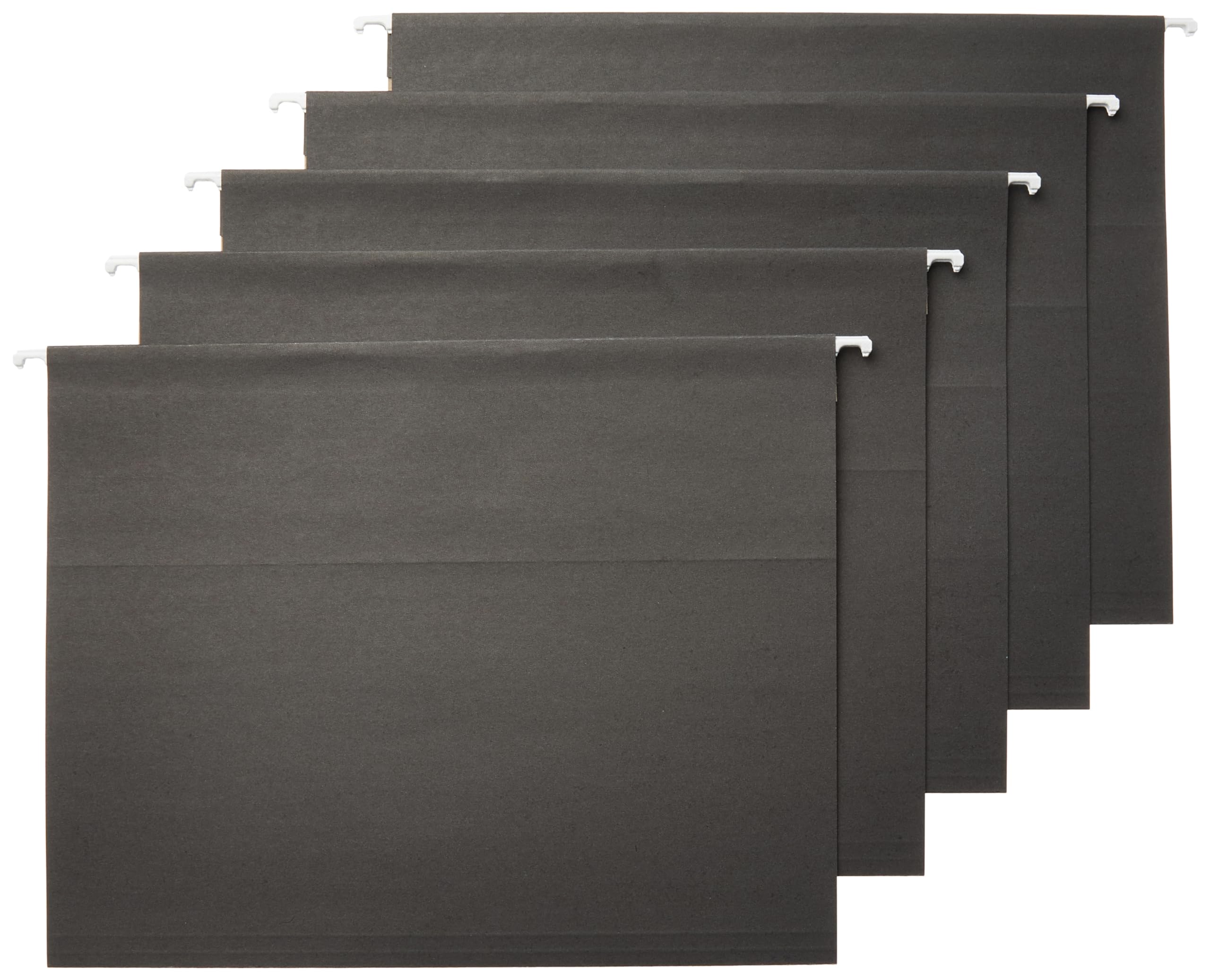 Elegant Green Letter Hanging File Folders with Adjustable Tabs