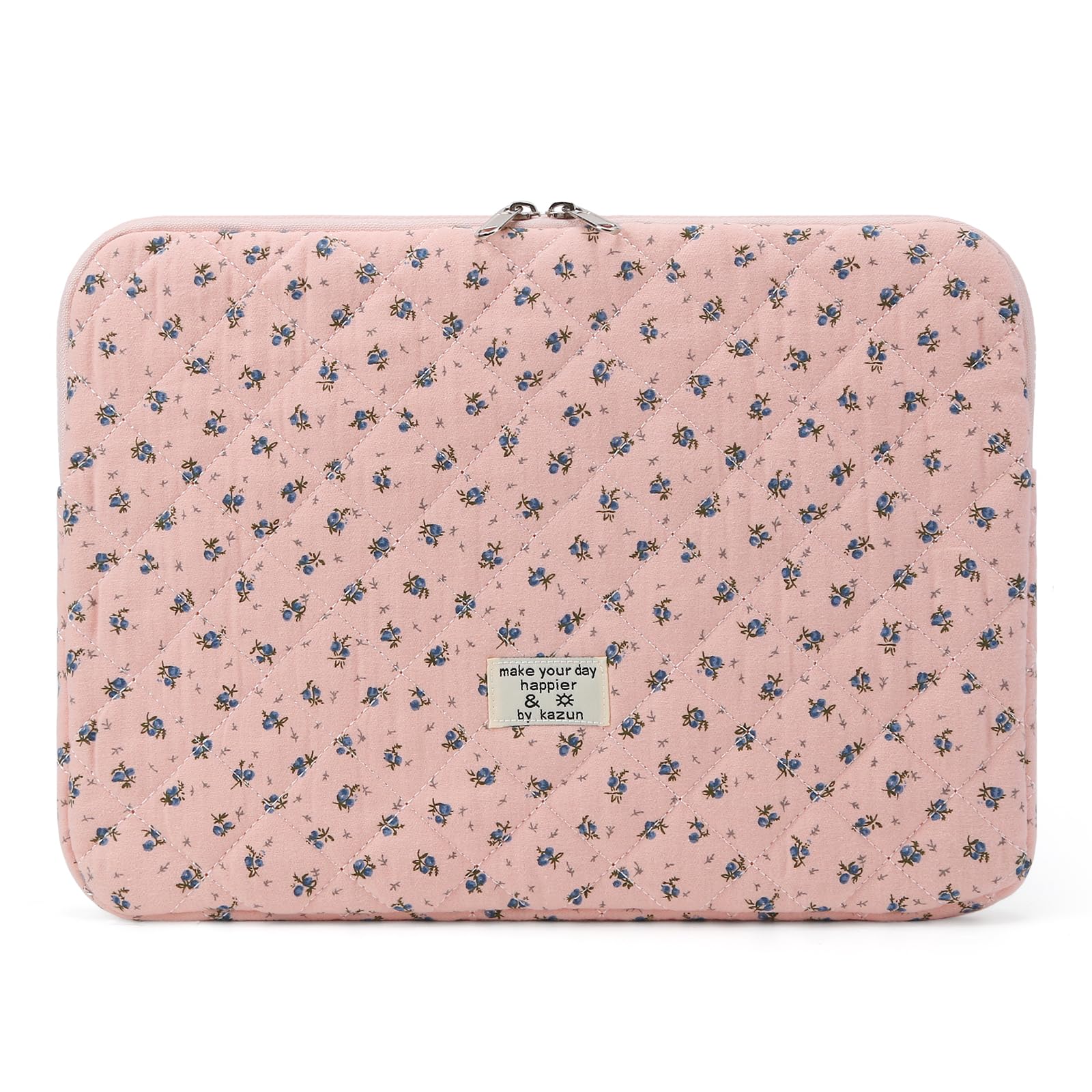 Quilted Floral Laptop Sleeve
