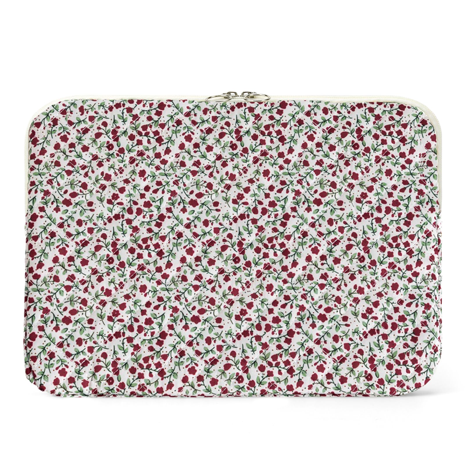 Quilted Floral Laptop Sleeve
