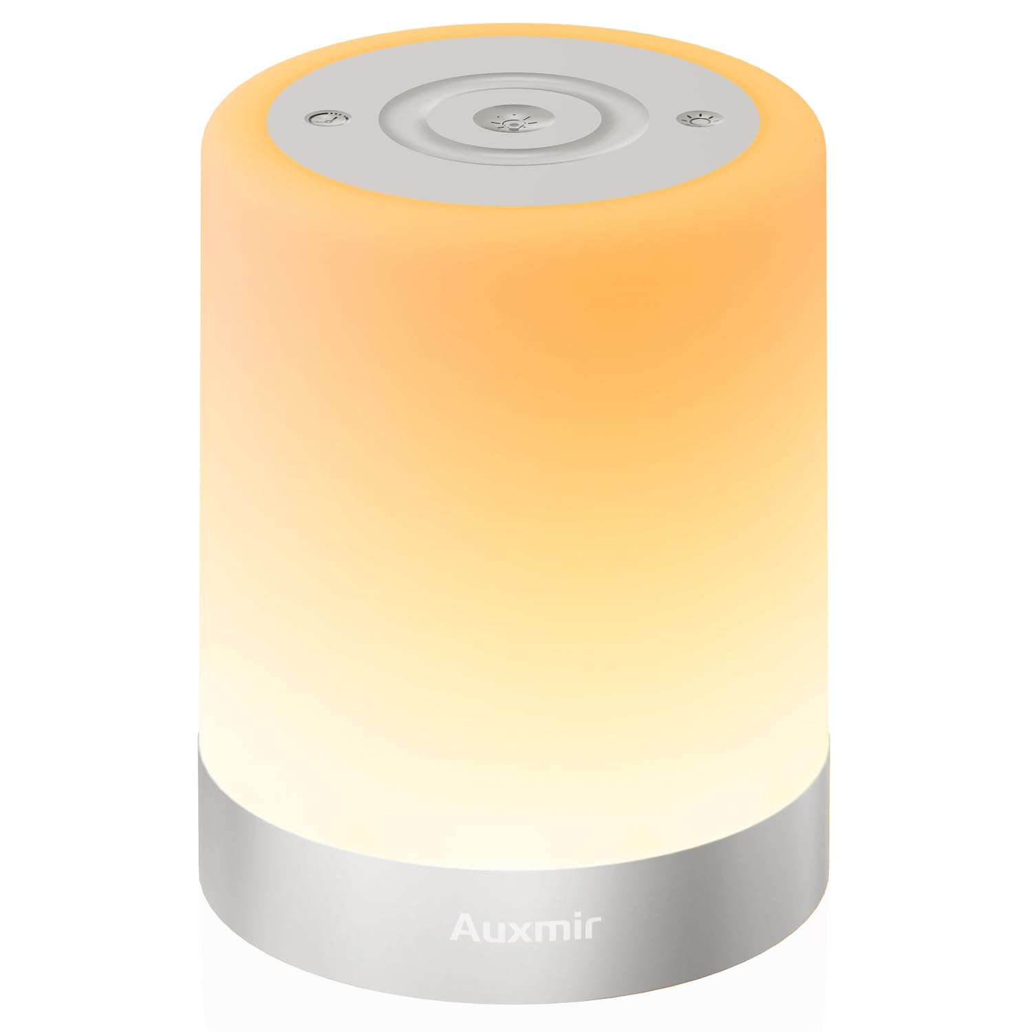 Silver Portable Nursery Lamp with Adaptive Soft Light