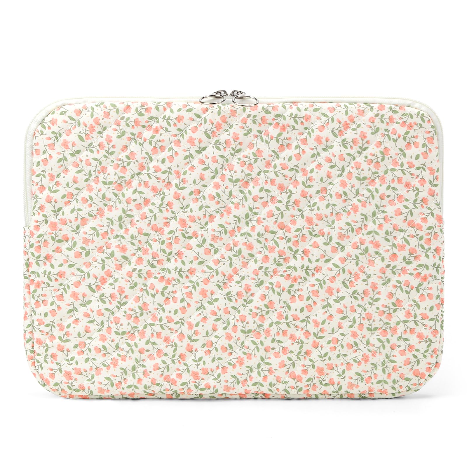 Quilted Floral Laptop Sleeve