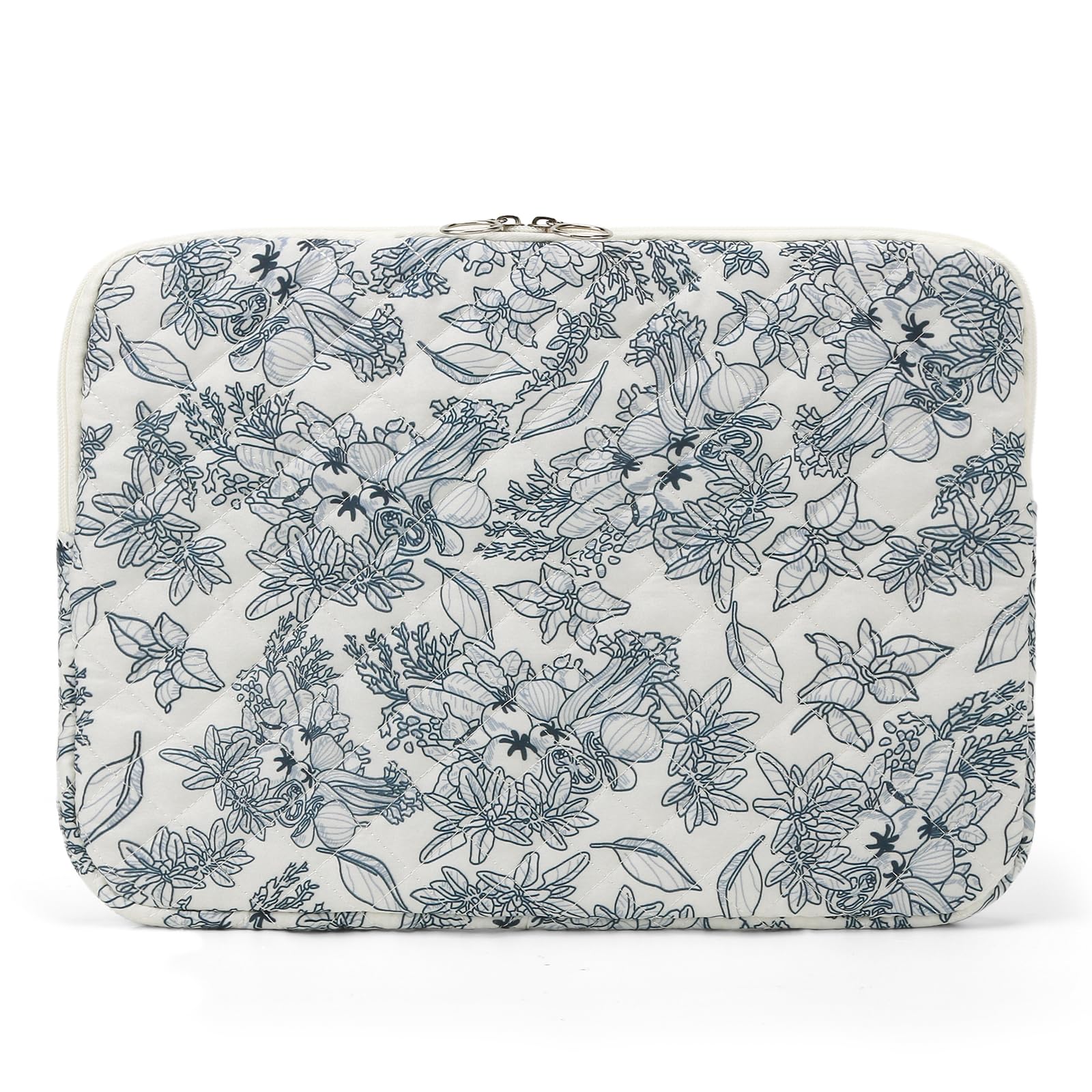 Quilted Floral Laptop Sleeve