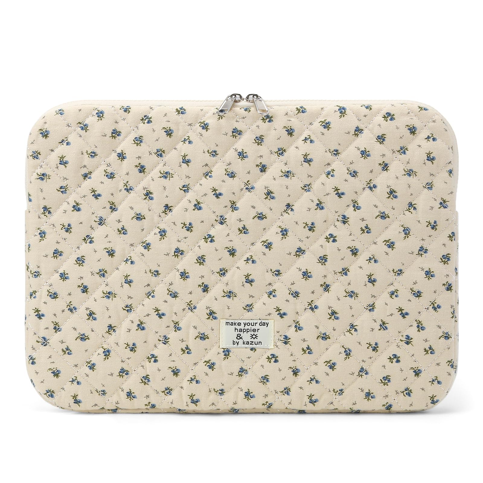 Quilted Floral Laptop Sleeve