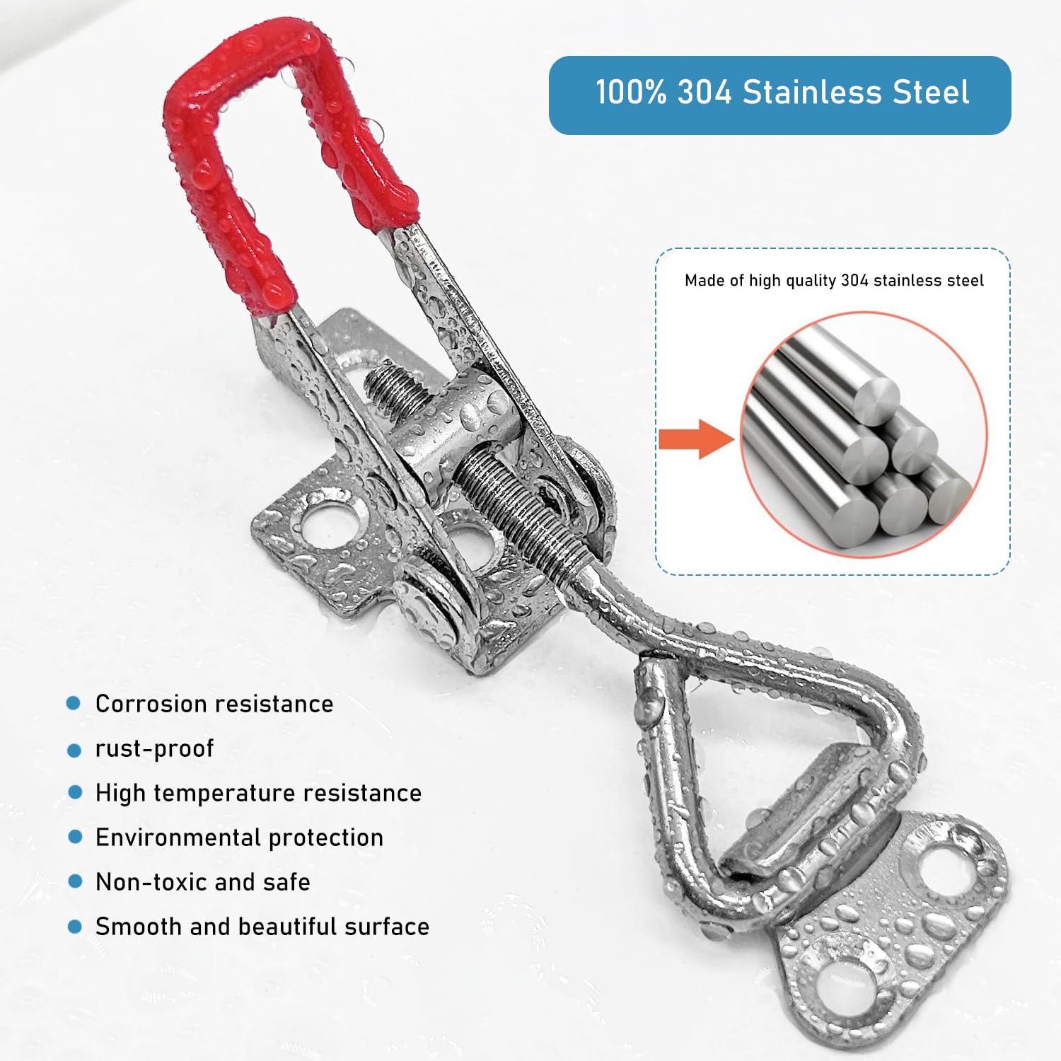 Premium Stainless Steel Adjustable Toggle Latch