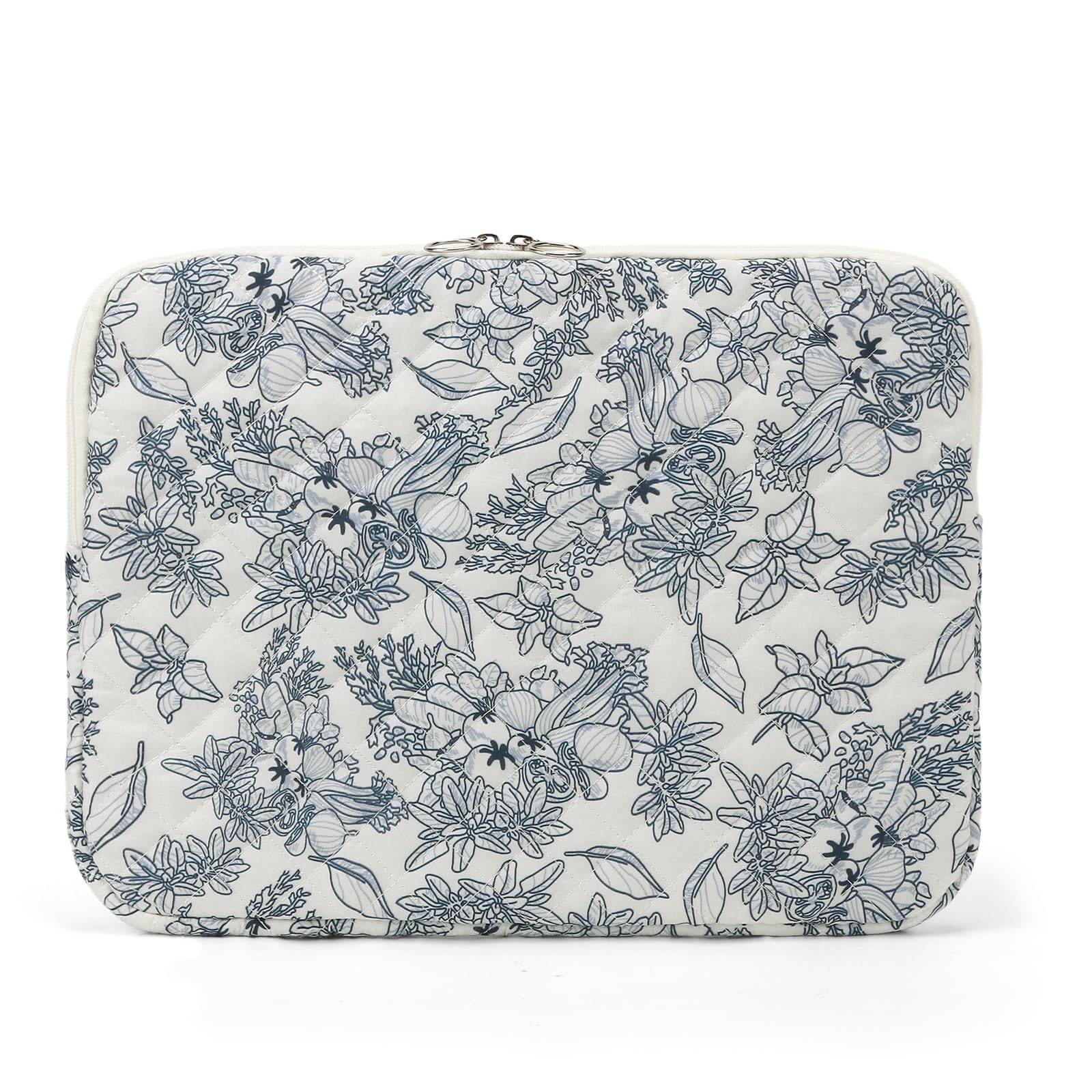Quilted Floral Laptop Sleeve
